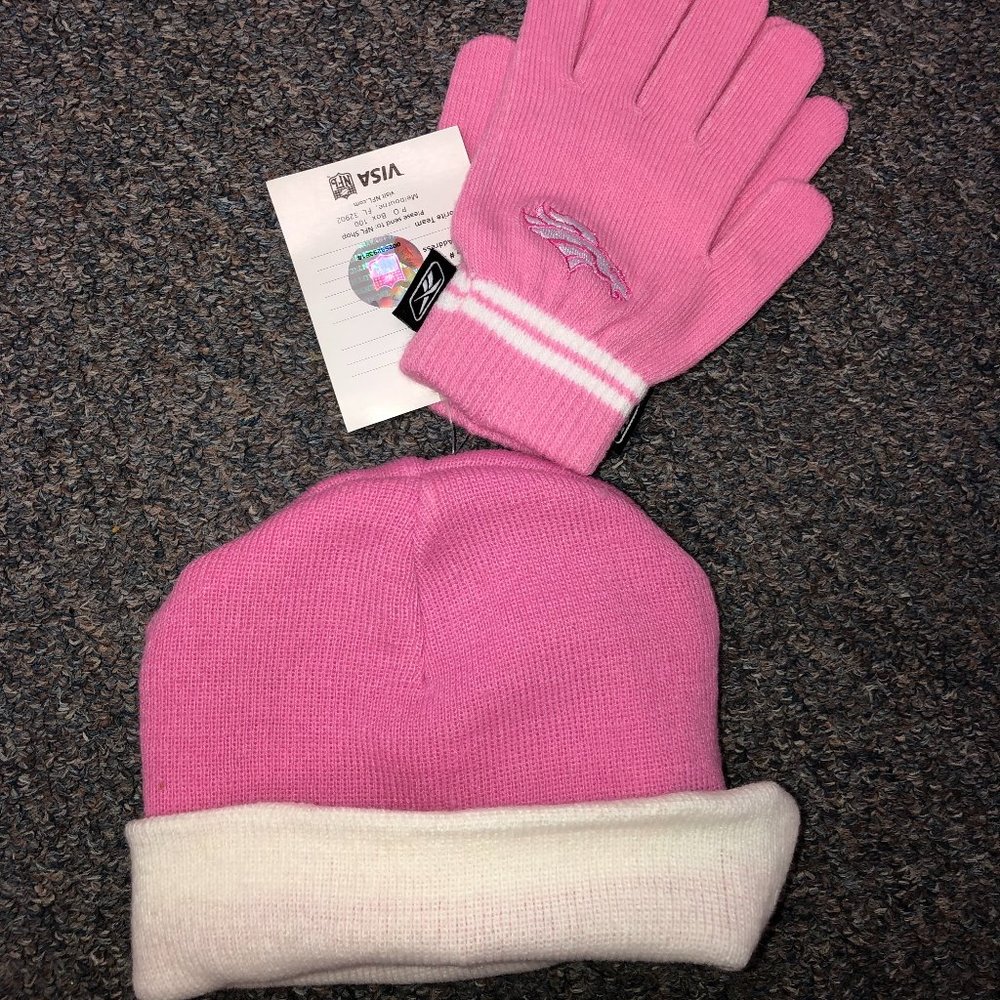 Broncos Hat & Gloves Set (Child Size)